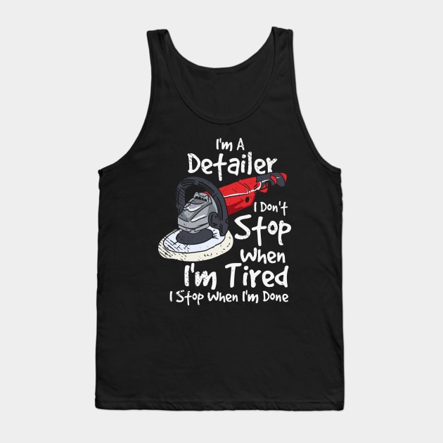 Auto Detailing Car Detailer Tank Top by Tom´s TeeStore